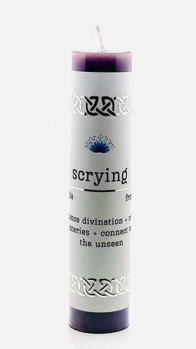 Manifestation Pillar Candle Scrying