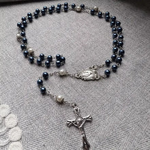 Exquisite Simple Glass Our Father Beads Rosary Set