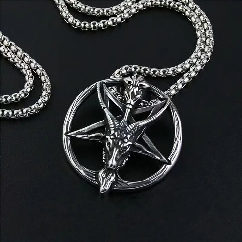 Stainless Steel Baphomet Necklace