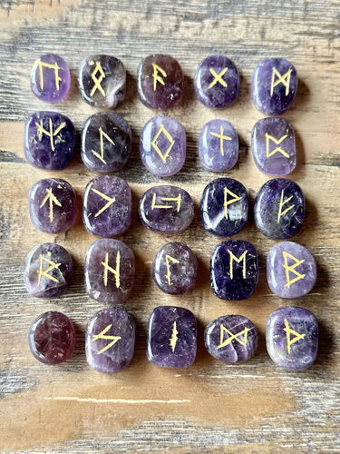 Flat Amethyst Runes