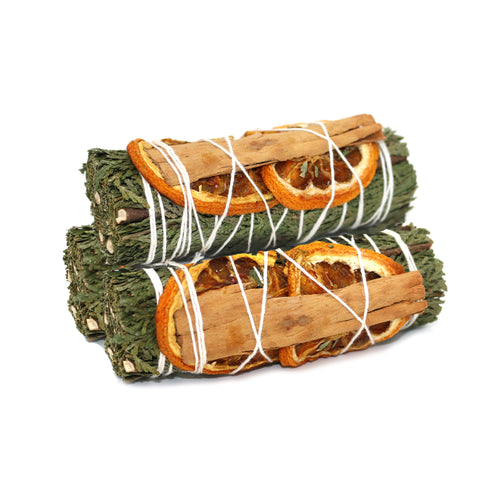 Cedar, Orange and Cinnamon Smoke Bundle