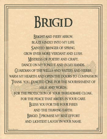 Brigid Prayer Page