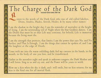 The Charge of the Dark God