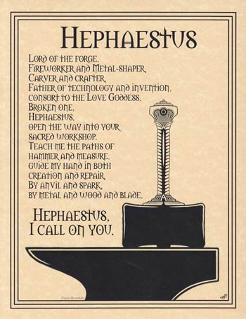 Hephaestus Prayer Page