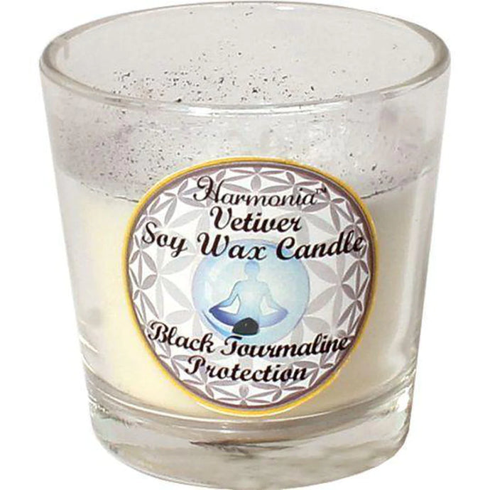 Protection/Vetiver/Black Tourmaline Soy Candle