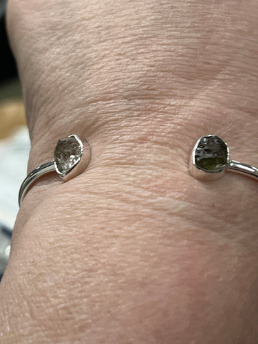 Moldavite and Herkamir Bracelet
