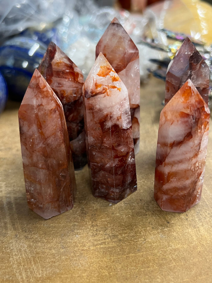 Fire Quartz (Hematoid)(Ferruginous), Tower