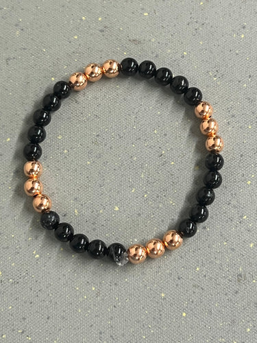 Copper and Black Tourmaline Bracelet (1)