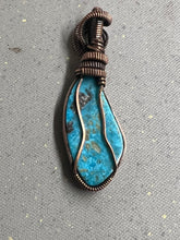 Native Turquoise Copper Wrapped Necklace (2)