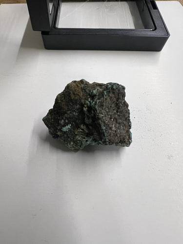 Azurite-Malachite Raw and In Frame (2)