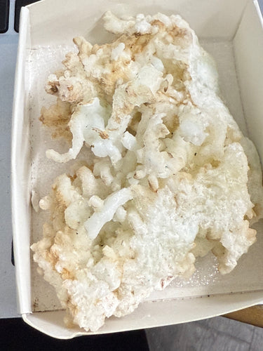 White/Blue Aragonite, Raw