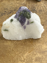 Purple Scapolite (Marialite)W/ Dioptase (15)
