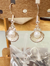 Sea Shell and Pearl Earrings