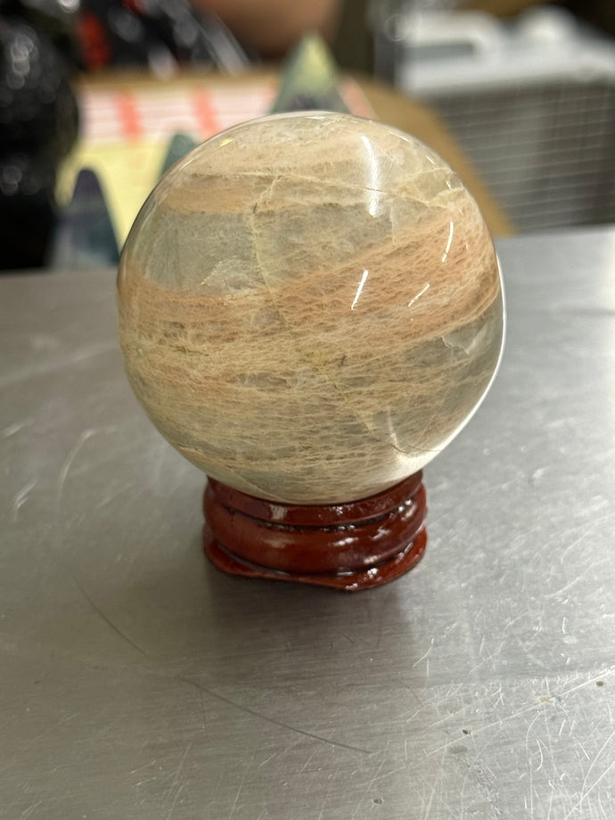 Peach/Gray Moonstone