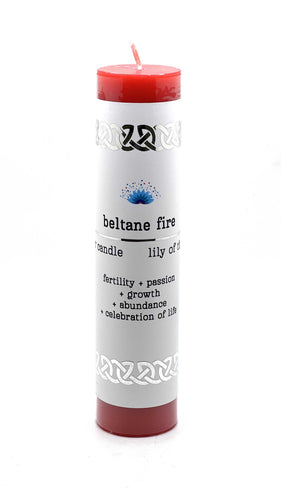 Beltane Fire Pillar Candle