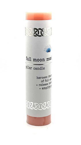 Full Moon Manifestation Pillar Candle