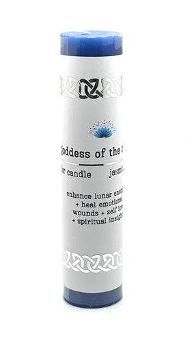 Goddess of the Moon Pillar Candle