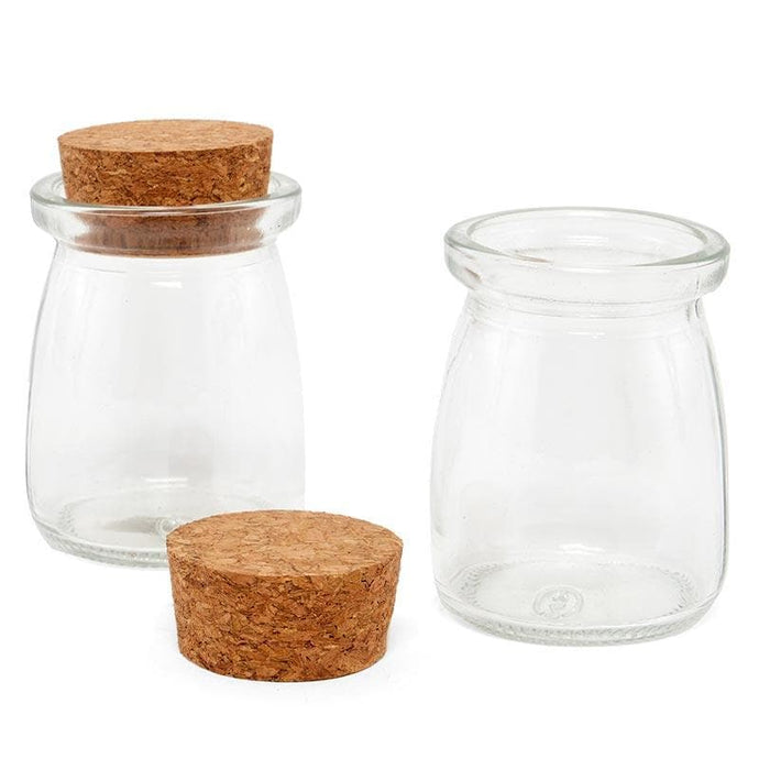 Glass Jar W/ Cork Lid (3.4 oz.)