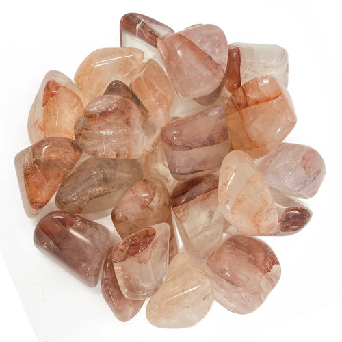 Fire Quartz (Hematoid)(Ferruginous), Tumbled