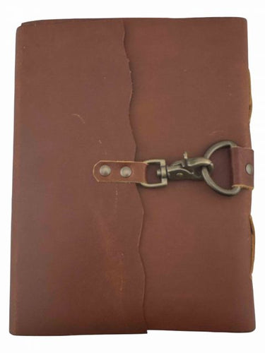 Vintage with Hook Closure Leather Journal