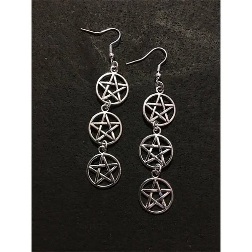 Pentacle Earrings