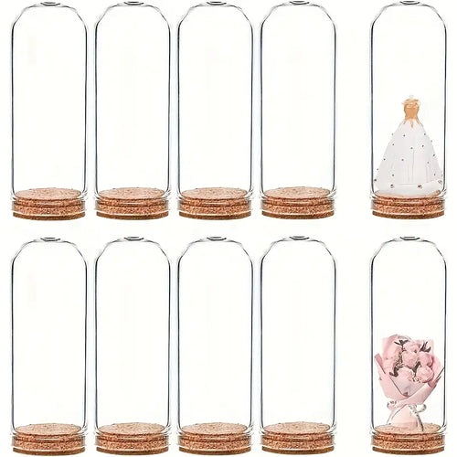 Mini Display Bell Jar with Cork Base