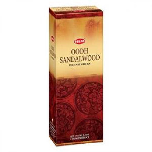 Oodh Sandalwood Incense Hex Pack