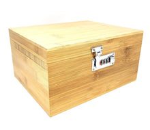 Large Wooden Stash Box with Lock