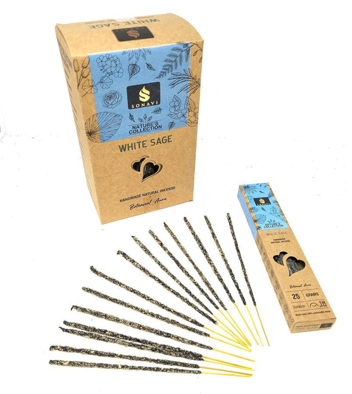 Sonavi All Natural White Sage Incense Sticks 25 grams