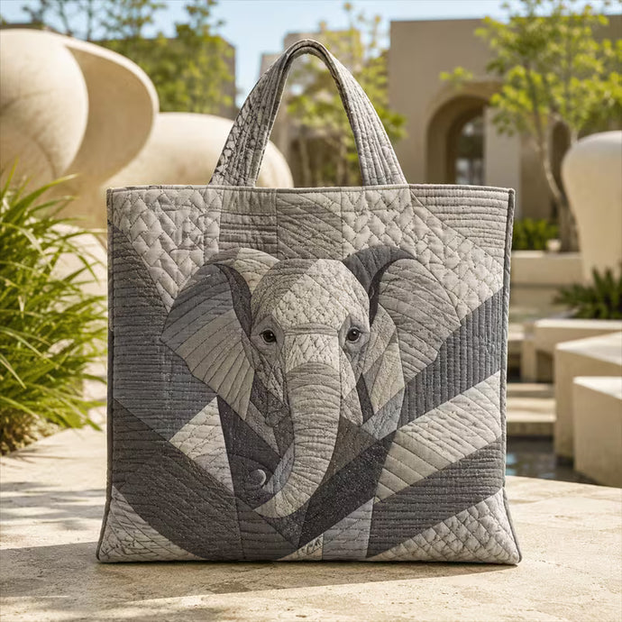 Elephant Quilted Bag