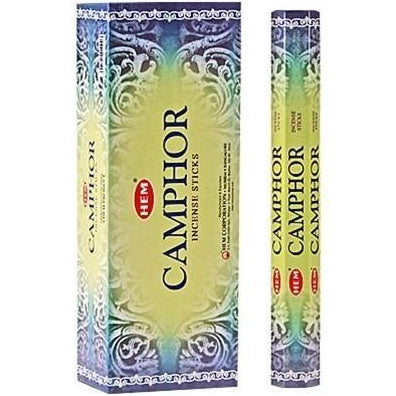 Camphor Incense Sticks, Hex Pack