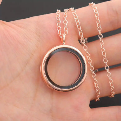 Rose Gold Floating Magnetic Necklace