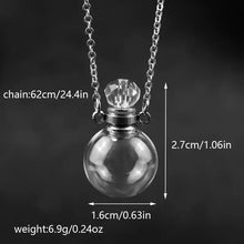 Elegant Tear Bottle Pendant Necklace