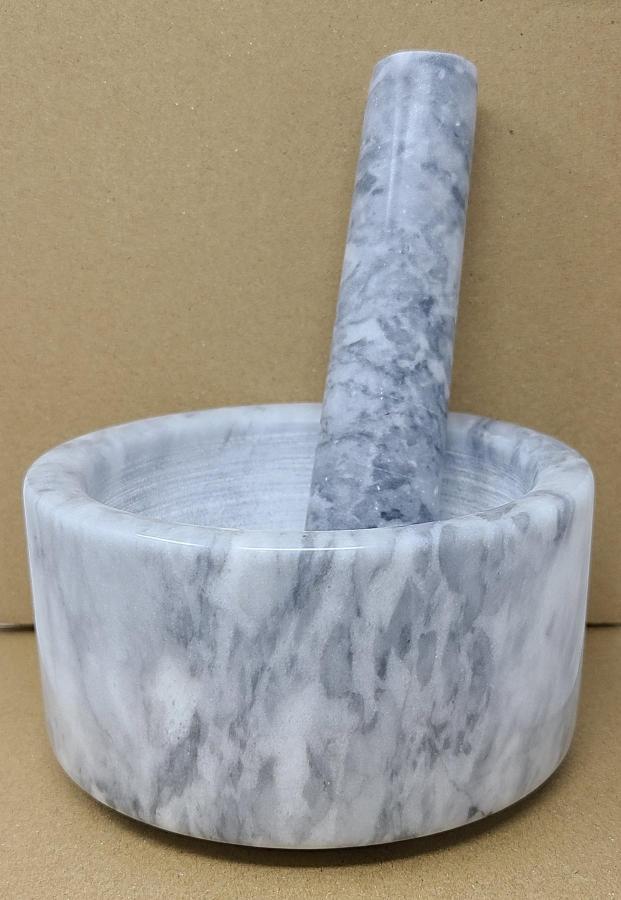 White Marble Mortar & Pestle
