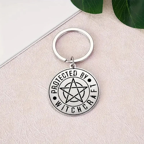 Protected by Witchcraft Key Chain