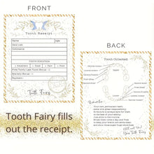 Tooth Fairy Certificate Keepsake