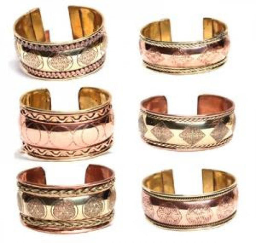 Brass and Copper Bracelet