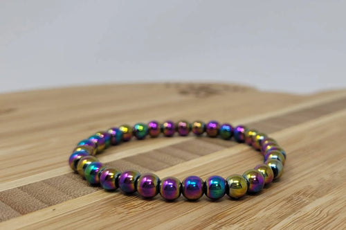 Rainbow Hematite Bracelet