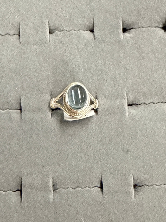 Blue Topaz Ring Size 5