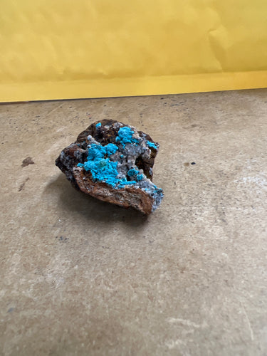 Rosasite, Fluorite and Barite