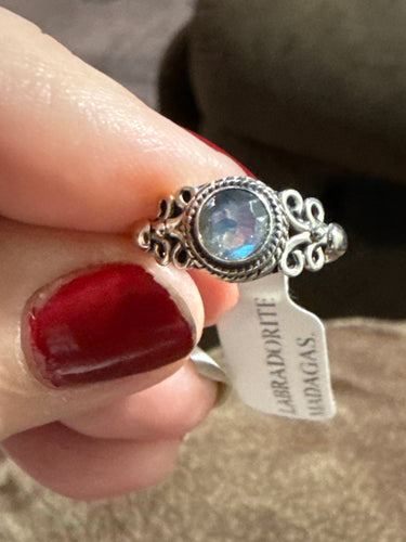Labradorite Ring Size 4