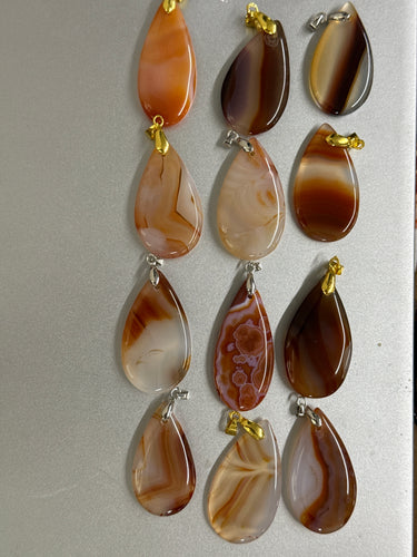 Carnelian Tear Drop Necklace