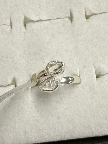 Herkimer Diamond Ring Size 9