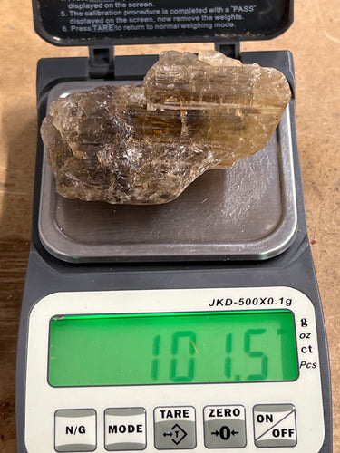 Golden/Yellow Scapolite, Raw (101.5 Grams)