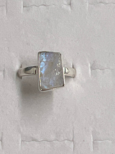 Rainbow Moonstone Ring (Size 12)