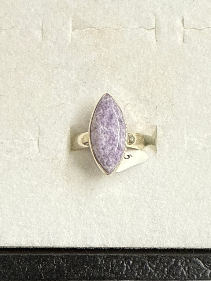 Lepidolite Ring Size 5