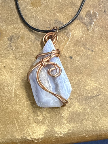Blue Lace Agate Necklace