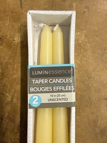 Cream Colored Taper Candles Special
