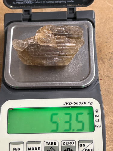 Golden/Yellow Scapolite, Raw (53.5 Grams)