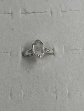 Herkimer Sterling Silver Ring (Size 8)